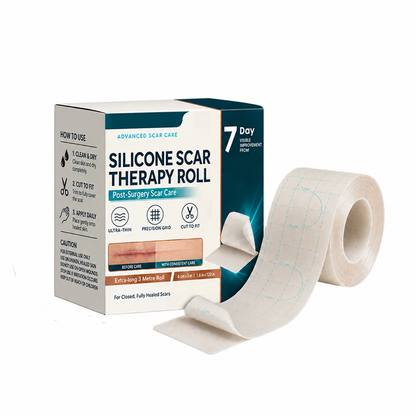 🎁🧚SILICONE SCAR THERAPY ROLL Help Soften, Flatten & Improve the Appearance of Raised Scars
