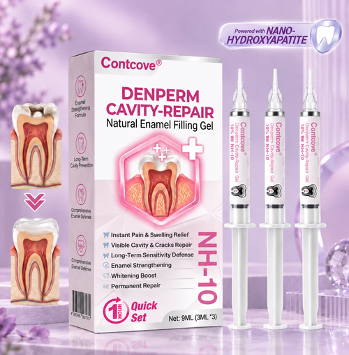 Contcove® 🏆DenPerm Cavity-Repair Natural Enamel Filling Gel