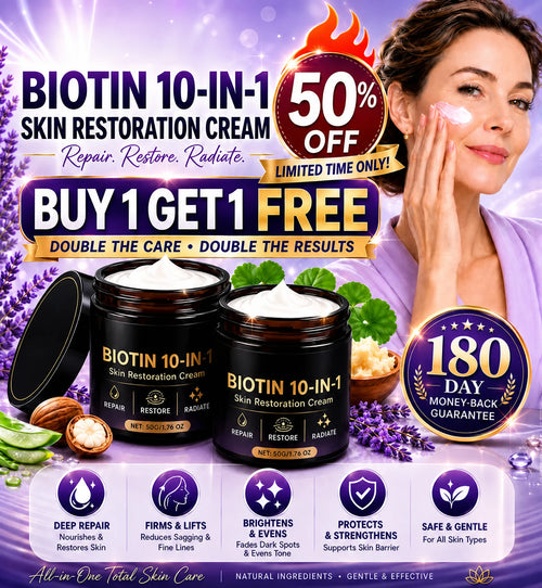 ✨Up TO 70% OFF 💯 Biotin 10-in-1 Skin Restoration Cream